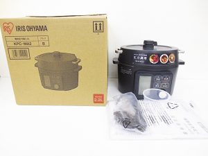 アイリスオーヤマ 電気圧力鍋 2.2L KPC-MA2 未使用 買取しました(八幡東店)